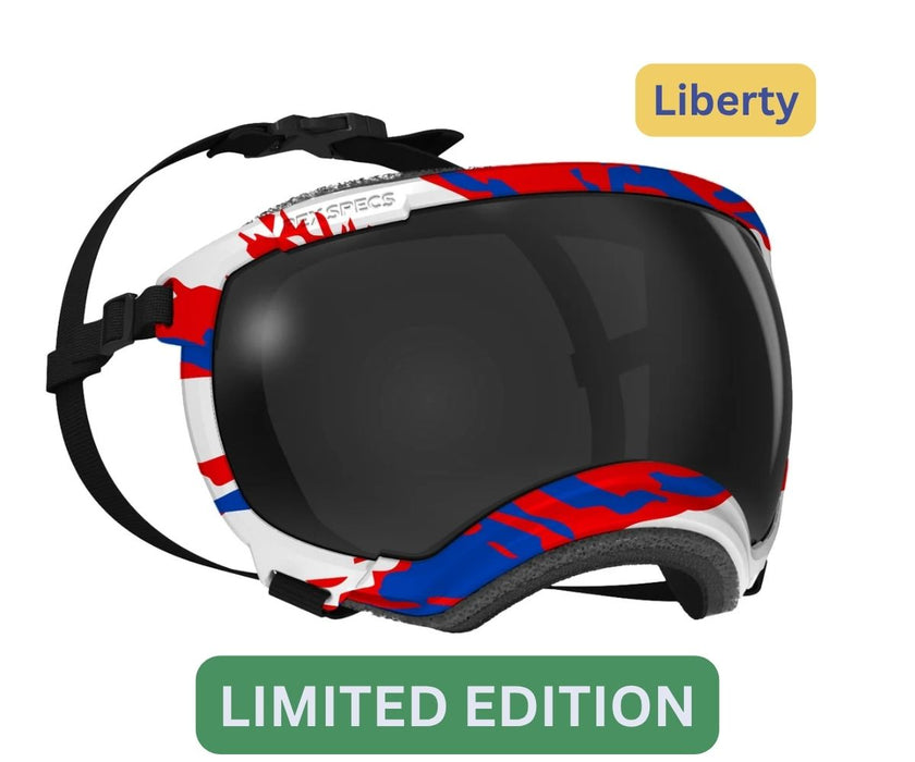 Rex Specs Dog Goggles - For Active and Blind Dogs (Black, Pink, Blue, Orange or Coyote)