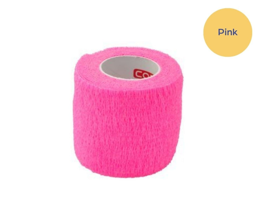 Self-Adhesive Cohesive Bandages by Copoly - Great First Aid Tool for Dogs (5cm x 4.5m)