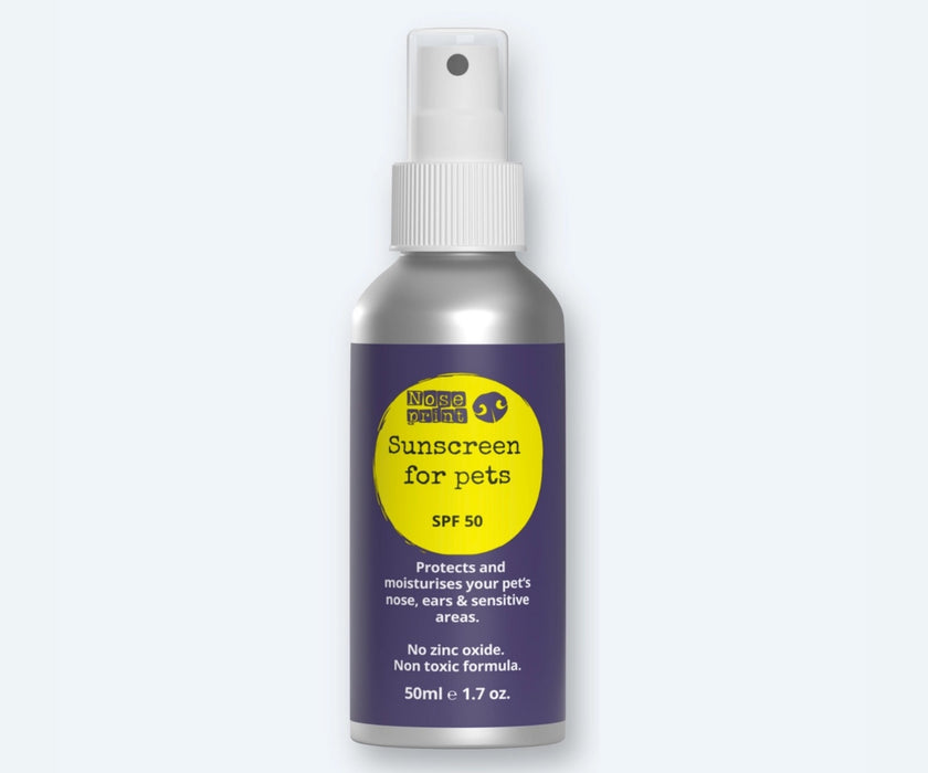 Noseprint Dog Sunscreen SPF 50 Spray - High Protection Sunscreen Spray for Sensitive Skin 150ml