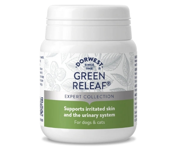 Dorwest Green Releaf Tablets for Dogs - Skin, Joint & Urinary Support 100, 200 or 500 Tablets