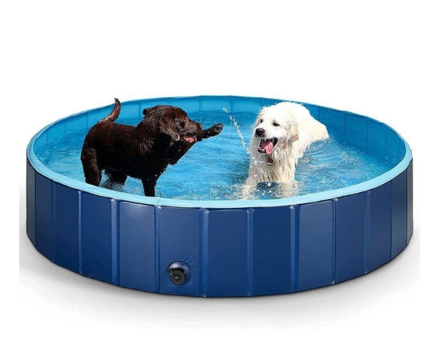 Dog Swimming Pool by Zoomadog - Foldable, Non-Slip Pool for Play & Cooling in Summer