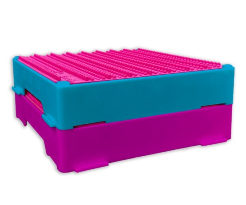 Flexiness Dog FlexBlox Modular Training Blocks - Supports Balance & Strength for Rehab, Fitness & Coordination Training (1 Block: 31 × 31 × 6cm)