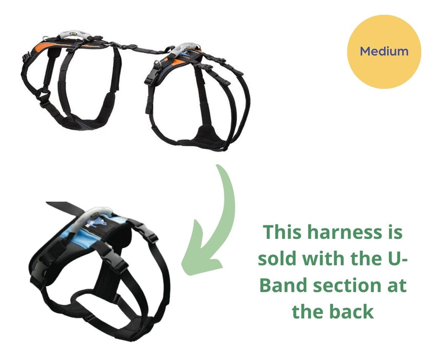 Help Em Up Dog Harness - U-Band Design (for male dogs whose penis is located further back)