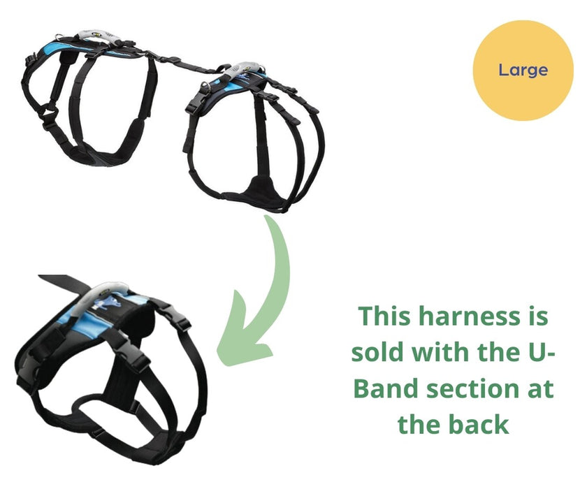 Help Em Up Dog Harness - U-Band Design (for male dogs whose penis is located further back)