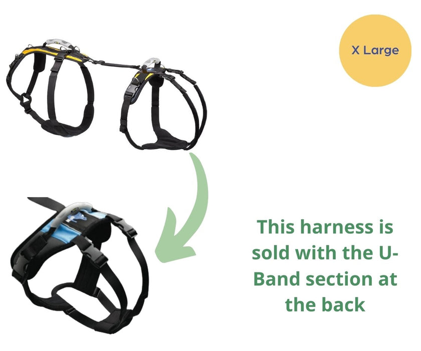 Help Em Up Dog Harness - U-Band Design (for male dogs whose penis is located further back)