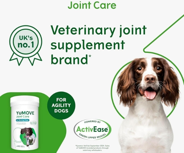 YuMOVE Joint Care for Working Dogs - Supports Mobility, Stamina & Joint Comfort 480 Tablets