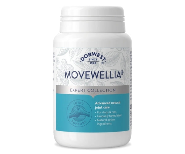 Dorwest MoveWellia Tablets For Dogs - Joint Support & Stiffness Relief 100, 200 or 500 Tablets