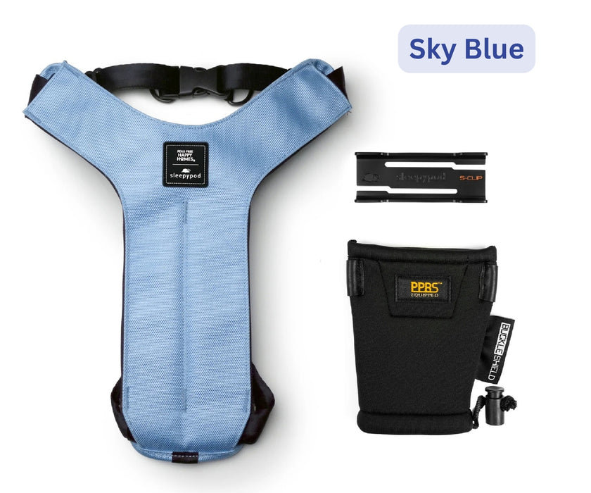 Sleepypod ClickIt Sport Plus Safety Dog Harness  - Keep Your Dog Safe In and Out Of The Car