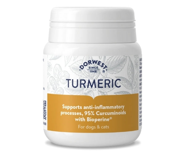 Dorwest Turmeric For Dogs - Anti-Inflammatory & Arthritis Support 100, 200 or 500 Tablets