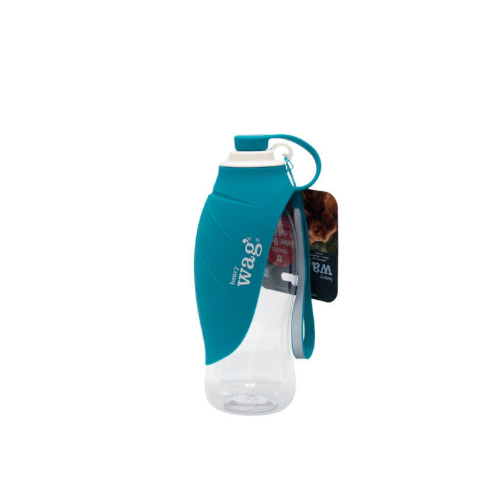 Henry Wag Dog Travel Water Bottle - Fold-Out Drinking Water Bowl For Hydration 500ml