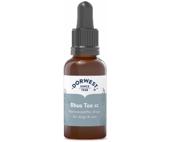 Dorwest Rhus Tox 6C Liquid for Dogs - Helps Ease Stiffness & Maintains Healthy Joints 15ml