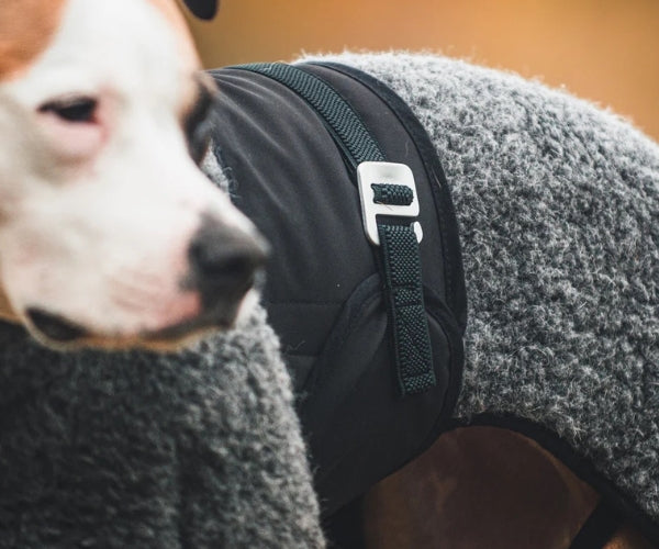 Hundlands Hybrido Wool Dog Jacket - Merino Wool Coat to Keep Your Dog's Joints & Muscles Warm