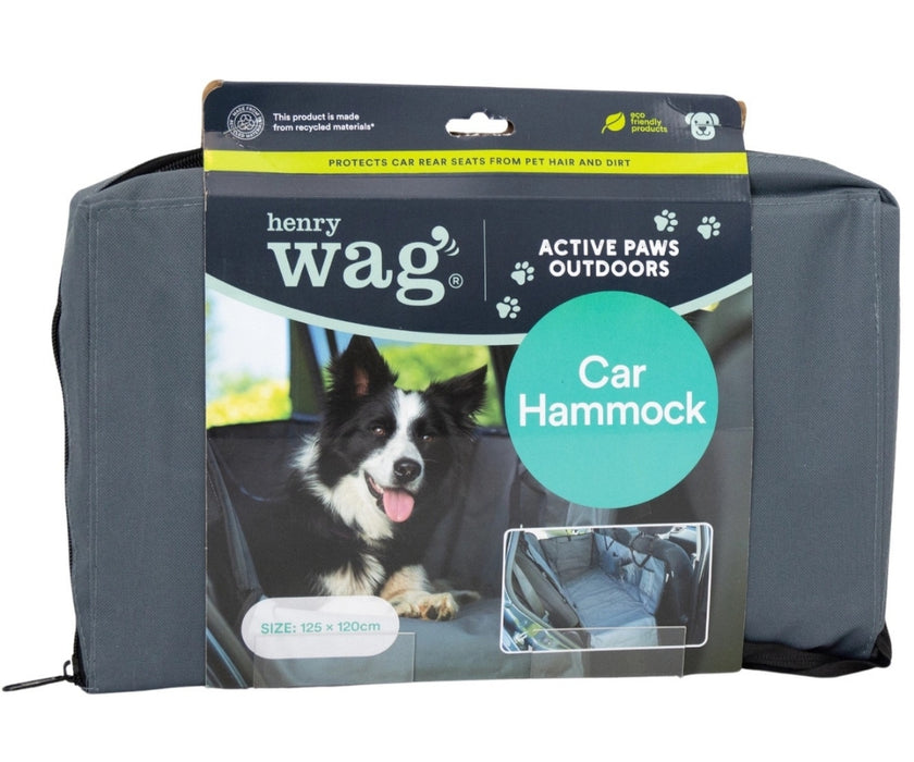 Henry Wag Car Hammock for Dogs - Waterproof Car Seat Protector for Safe & Clean Travel