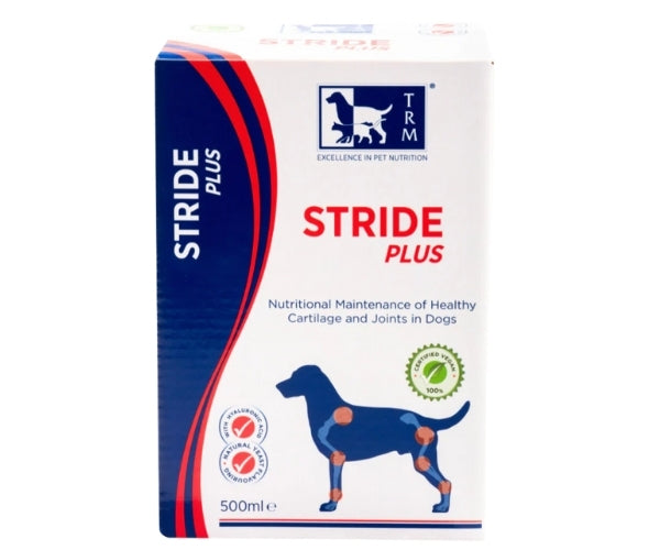 TRM Pet Stride Plus Liquid Supplement for Dogs - Maintains Healthy Cartilage & Joints 200ml or 500ml