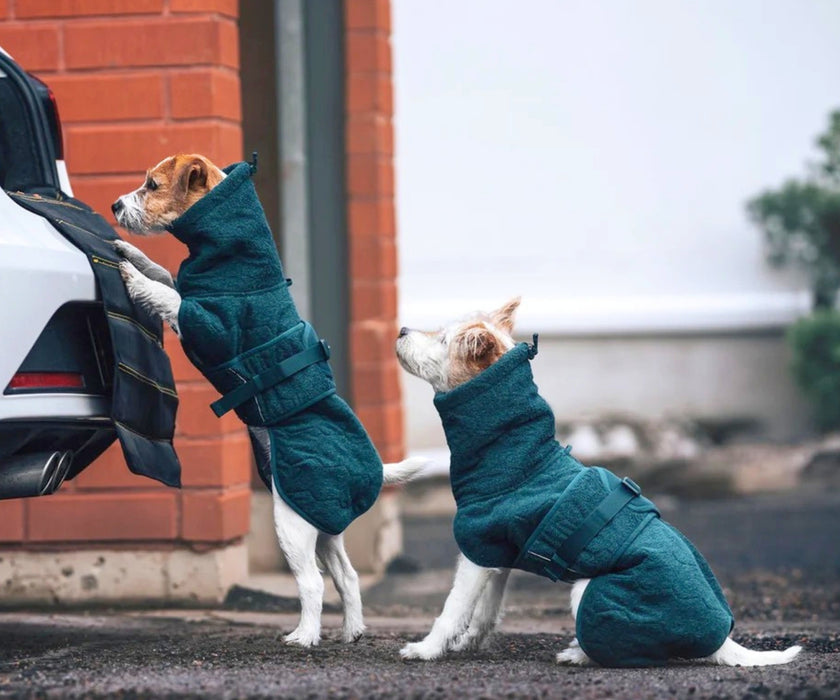 Non-Stop Dogwear Drying Coat for Dogs - Quickly Dries Wet Fur & Keeps Your Dog Warm