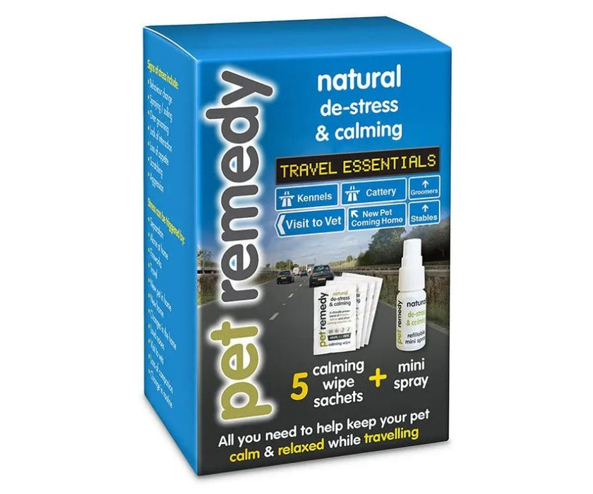 Pet Remedy Travel Essentials Calming Kit for Dogs - Natural Anxiety Support