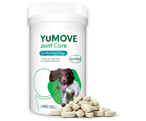 YuMOVE Joint Care for Working Dogs - Supports Mobility, Stamina & Joint Comfort 480 Tablets