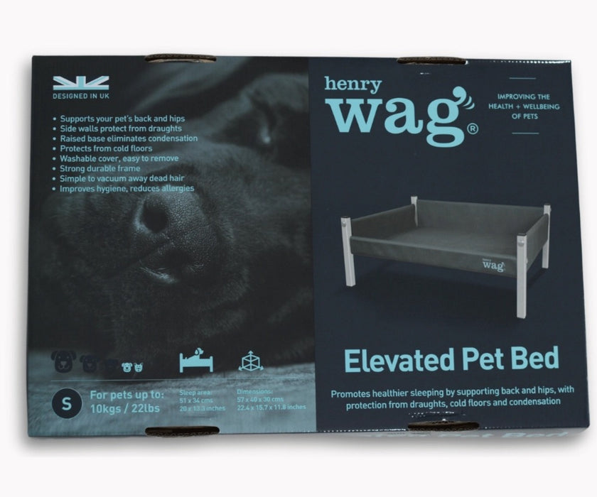 Henry Wag Elevated Orthopaedic Dog Bed - Raised Dog Bed for Better Joint Support & Airflow