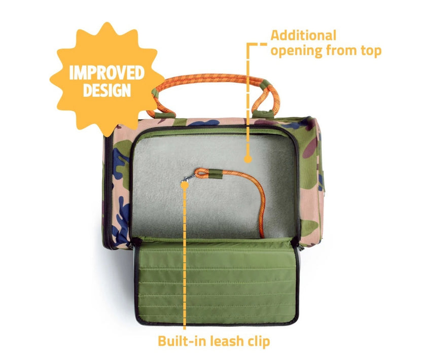 Roverlund Out of Office Dog Carrier - Comfortable, Secure Support for Travelling With Your Dog (up to 11kg)
