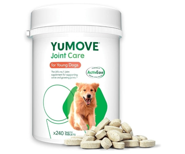 YuMOVE Joint Care for Young Dogs - Supports Active & Growing Joints 60 or 240 Tablets
