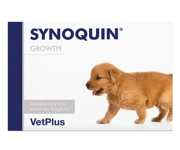 SYNOQUIN Growth Joint Supplements for Puppies & Young Dogs - Supports Growing Joints 60 Tablets