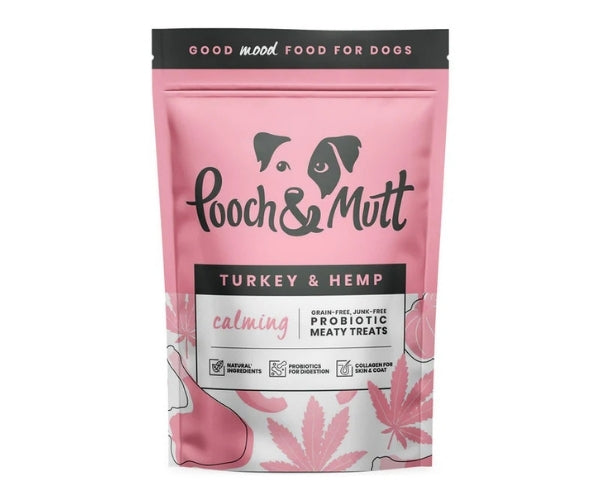 Pooch & Mutt Calming Probiotic Meaty Treats for Dogs 120g