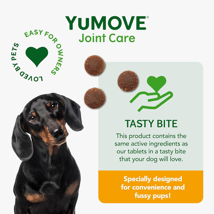 YuMOVE Joint Care One-a-Day Tasty Bites for Dogs - Simple Daily Joint Support 30 Bites