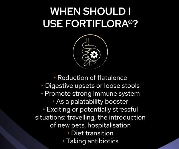 Purina Pro Plan FortiFlora Probiotic for Dogs - Support for Troublesome Tummies 7 or 30 Sachets