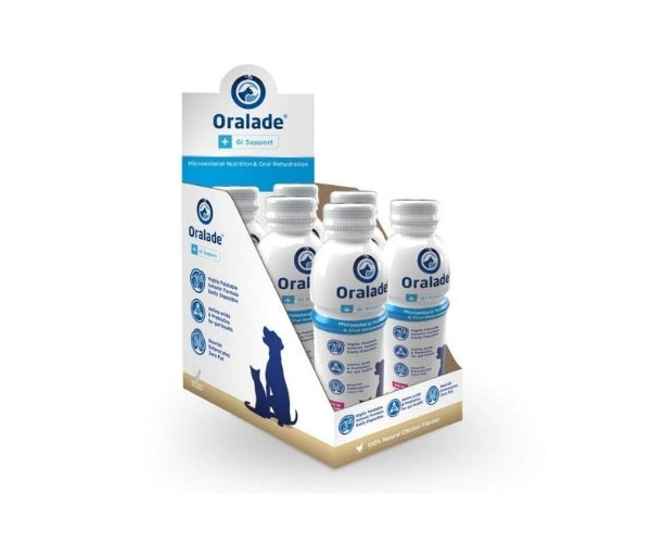 Oralade Advanced GI+ Oral Rehydration & GI Support Liquid for Dogs - Packs of 1 or 6 x 500ml