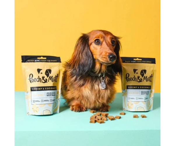 Pooch & Mutt Probiotic Treats for Dogs - Soothes Itchy Skin & Aids Glossy Coat 120g