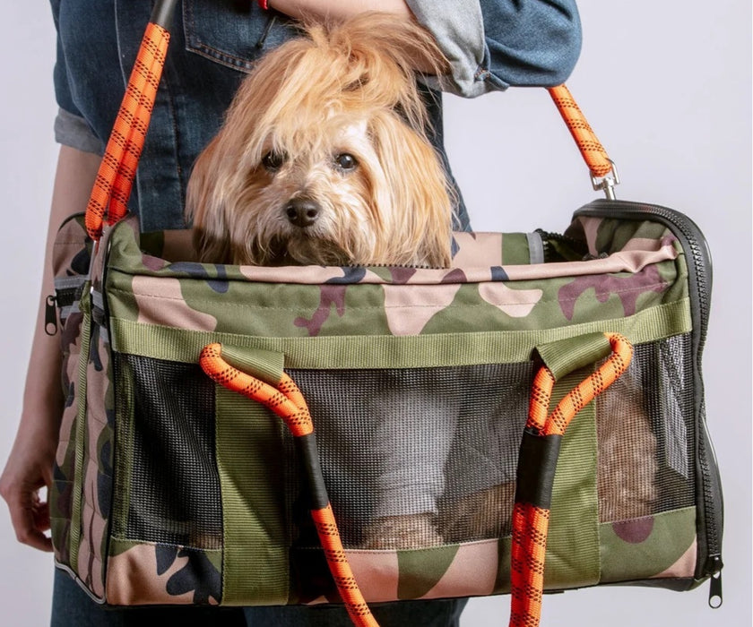 Roverlund Out of Office Dog Carrier - Comfortable, Secure Support for Travelling With Your Dog (up to 11kg)