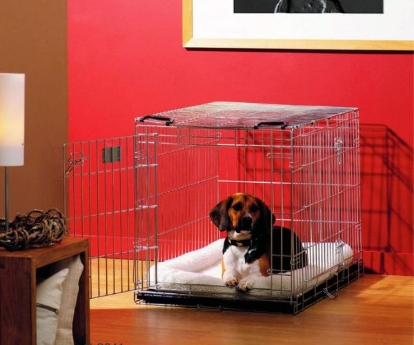 Dog Mesh Cage with Soft Cushion (by Savic) - Excellent for Crate Rest, Travelling or Day-to-Day (2 sizes)