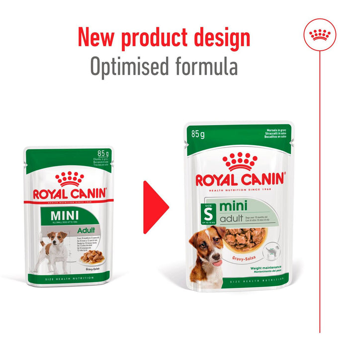 Royal Canin Mini Adult Wet Dog Food 85g x 12 Pouches