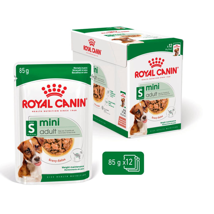 Royal Canin Mini Adult Wet Dog Food 85g x 12 Pouches