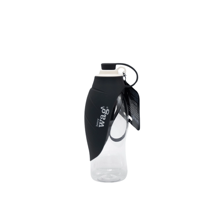 Henry Wag Dog Travel Water Bottle - Fold-Out Drinking Water Bowl For Hydration 500ml