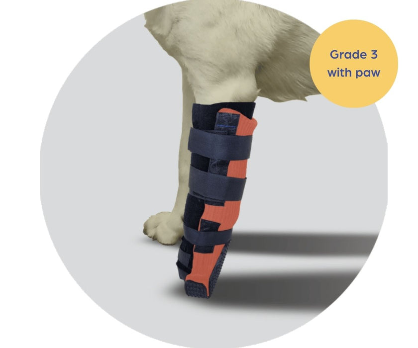 Splint For Rib Dog Scandi Orthopedic Dog Carpal Front Splint - Grade 3 with Paw (rigid ...