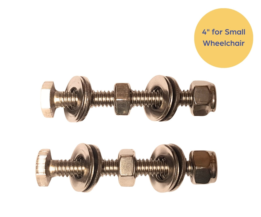 Walkin' Wheelchair - Wheel and Tyre Hardware Kit (Set of 2)