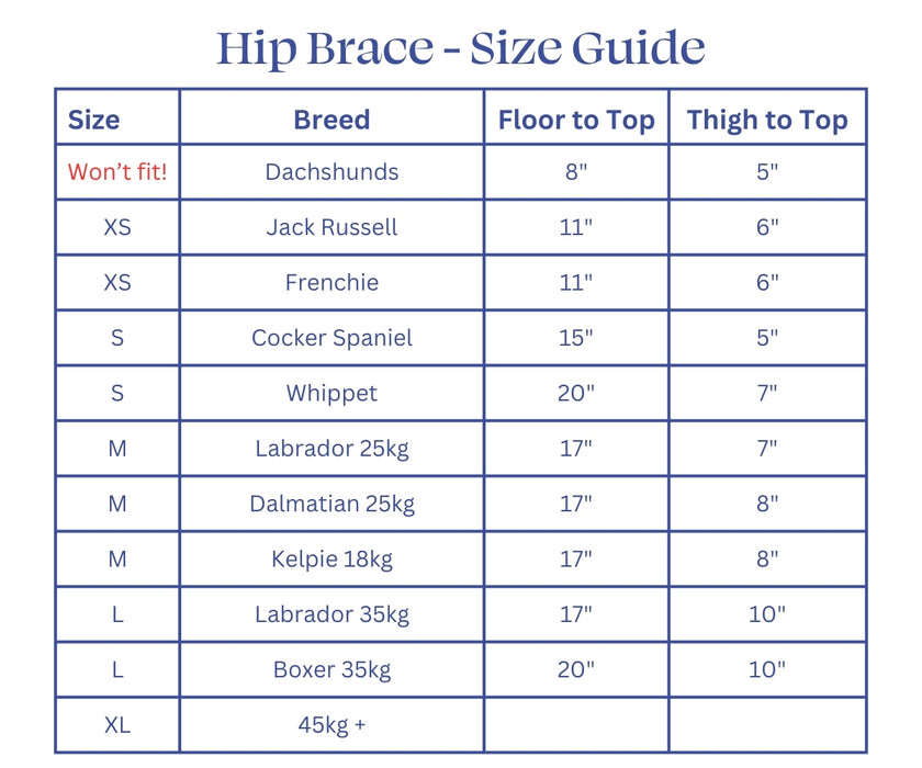 Zoomadog Happy Hips Dog Brace - Excellent for Hip Dysplasia & Hip Weakness