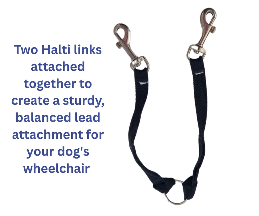 Halti Link for Dog Wheelchairs - Attach Two Halti Links to Help Balance Your Dog Wheelchair (single lead)
