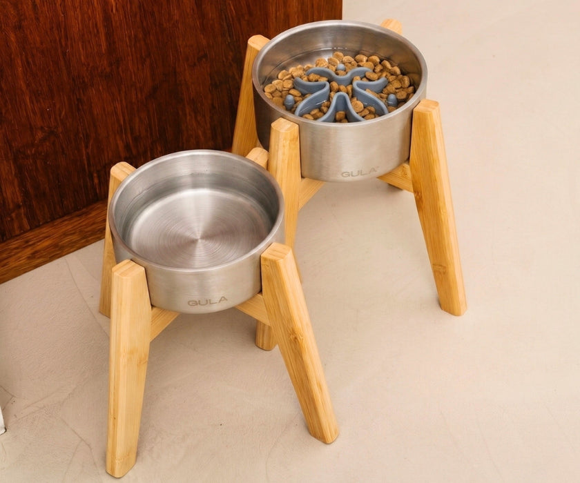Silicone Dog Slow Feeder Insert -  Reduce Gulping and Slow Down Eating for Better Digestion (single)