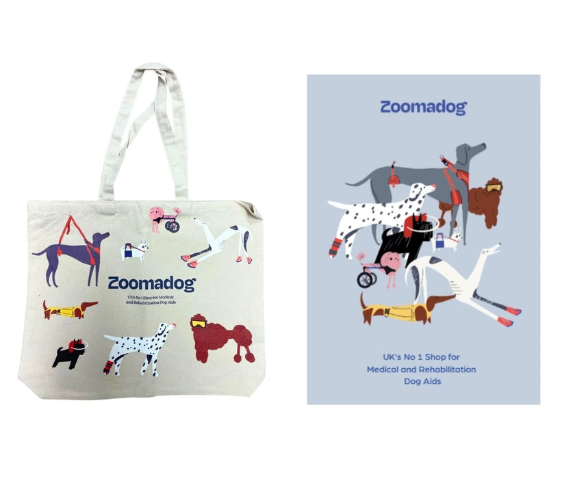 Zoomadog Brochure and Canvas Bag