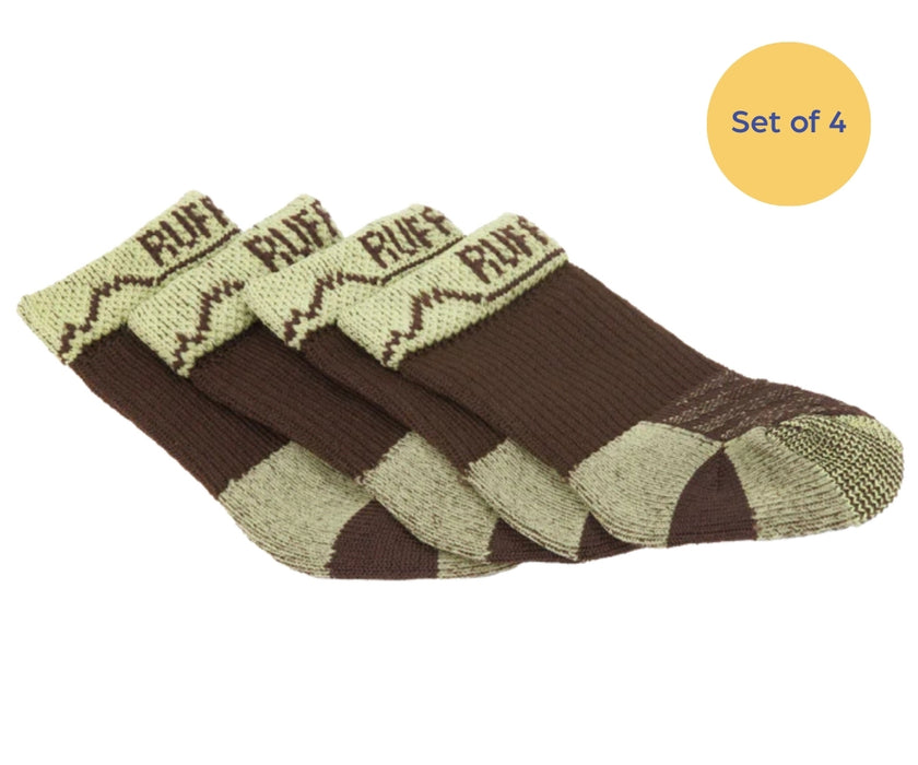 Ruffwear Dog Socks - Nicely Elasticated, Wear In Boots, Comfortable, Quick-Drying (Set of 4 Socks)