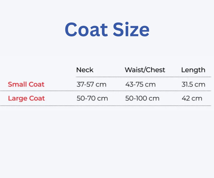 HEALED Pain Relief Coat for Dogs - For Arthritis, Inflammation and Joints using Revolutionary LED