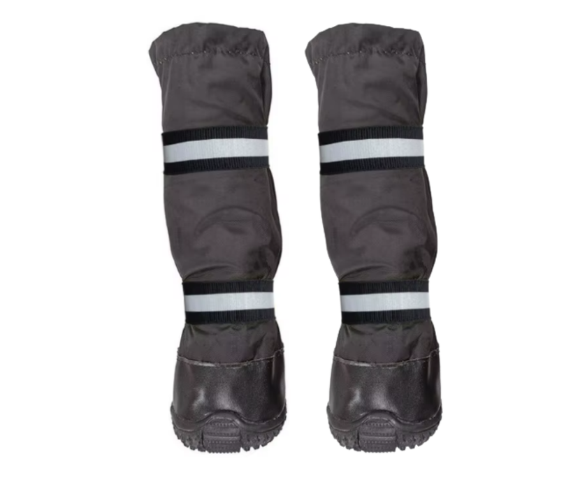 Zoomadog Reflective Waterproof Dog Boots - Durable Non-Slip Boots to Keep Paws & Legs Dry (1, 2 or 4 boots)