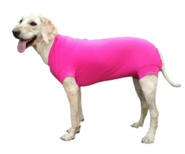 VetMedWear Recovery Suit for Dogs - Post-Surgery & Wound Protection Suit Made of 95% Organic Cotton