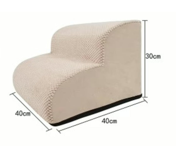 Zoomadog Rounded Foam Steps for Dogs - 2-Step Mobility Aid to Support Independence (Up To 20kg)