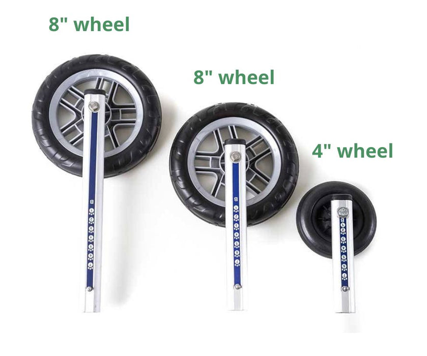 Wheels and Struts for Walkin Wheelchair - A Pair