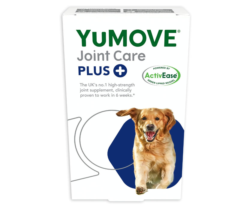 YuMOVE PLUS Dog Hip And Joint Supplement For Stiff Adult Dogs With Arthritis 120 tablets