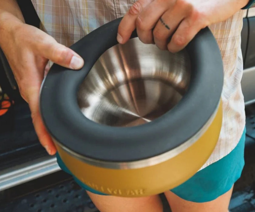 Ruffwear Basecamp Anti-Splash Ring for Dogs - Food-Safe Silicone Bowl Insert to Contain Water Splashes During Drinking or Travel