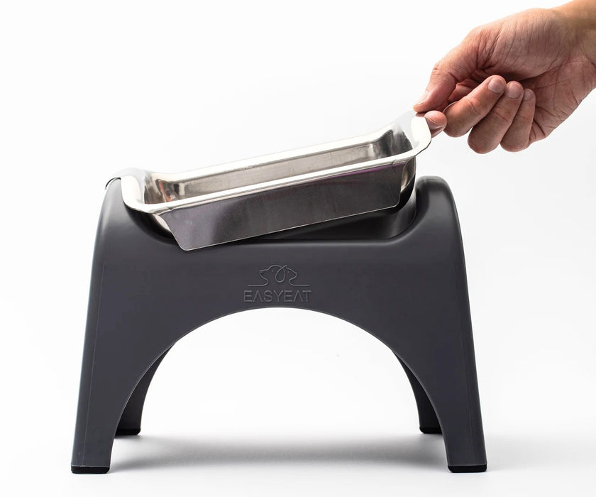 EasyEat Water Set for Dogs - Elevated Stainless Steel Water Bowl for Better Posture & Comfortable Drinking 750ml